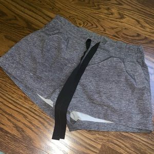 Size 6 Gray Lululemon Shorts